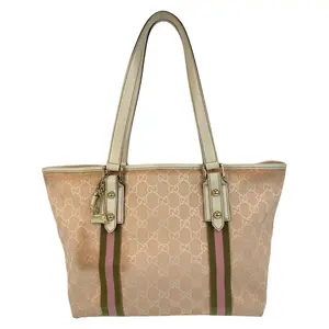 Pre-owned GUCCI Canvas Shoulder Bags GG 2way Tote Bag