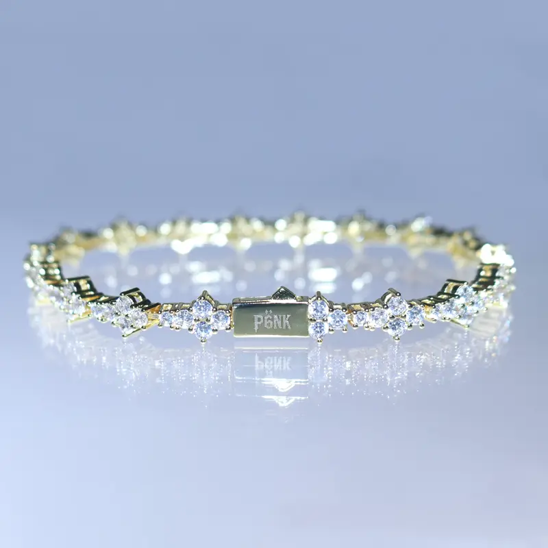P6NK Cröss Bracelet - Silver, Gold