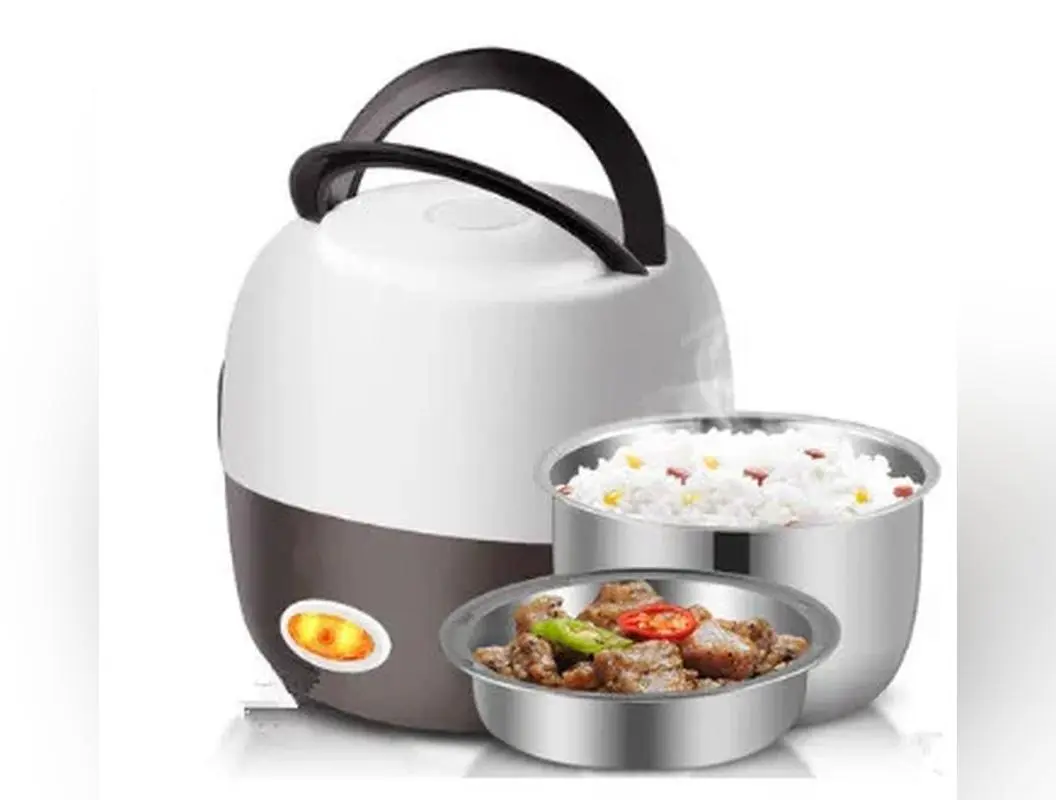 220V Mini Electric Rice Cooker with 2L Capacity, 200W Power - Perfect for Small Kitchens