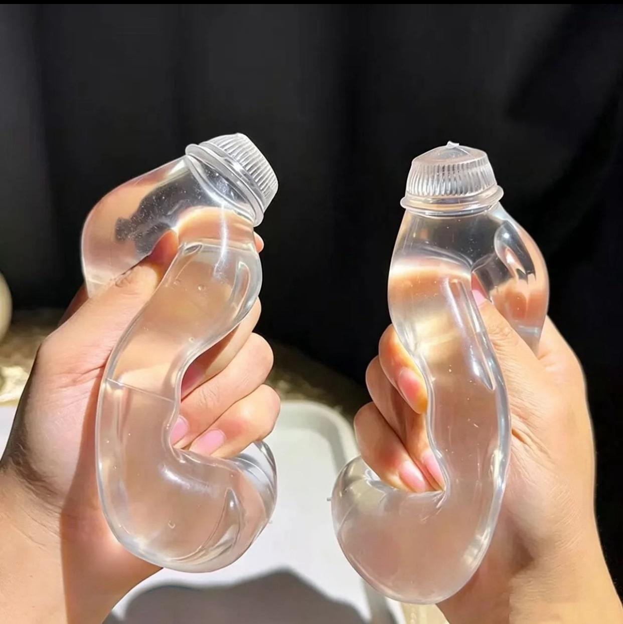 Slow Rising Squishy Water Bottle Fidget Toy - Soft Plastic Unisex Stress Relief Sensory Toy, Ideal Fidgeting Gift for Kids & Adults