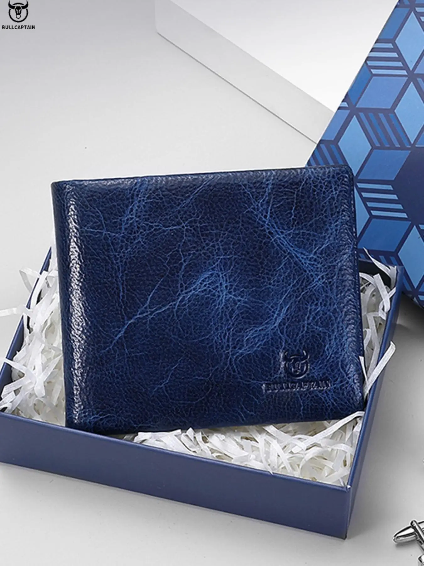 Men's Summer Business Fashion Soft Leather Bifold Wallet, Casual Trendy Ultra-thin Wallet with Card Slots, Simple Style Short Anti-theft Wallet for Wo