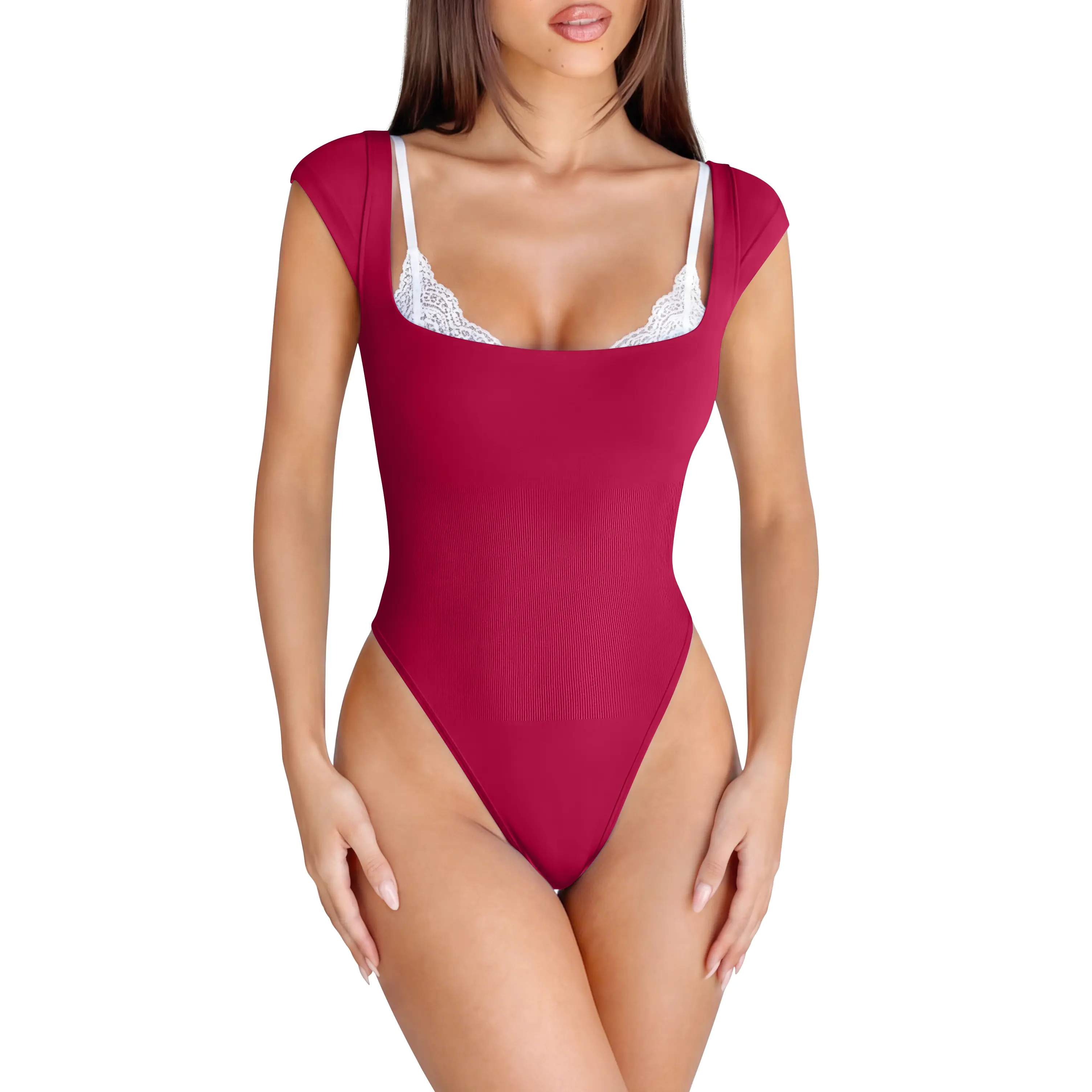 OQQ Women Bodysuits