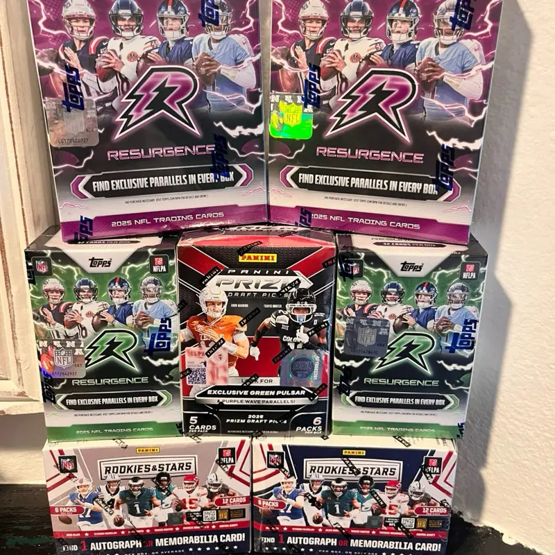 Football Boxes and Packs for Building Your Collection - Sports Packs with Various Cards and Collectibles - PYT Break Megas Blasters