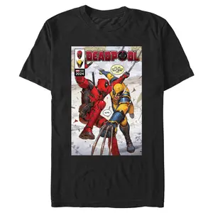 Men's Marvel: Deadpool & Wolverine Did We Just Become Best Bubs Poster T-Shirt