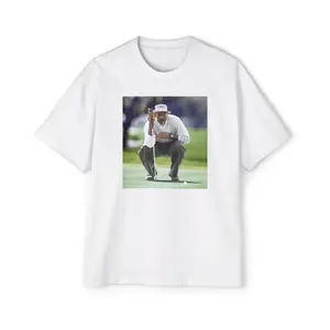 M.J. Reading Putt Oversized T - Casual Boxy Fit with Heavy Carded Cotton Fabric Menswear Shirt