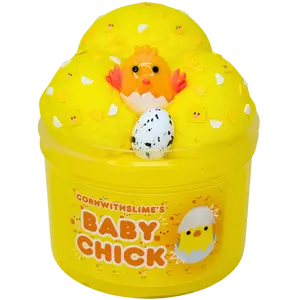Baby Chick 8oz Slime Cloud Dough Texture Non-Sticky Scented Mango