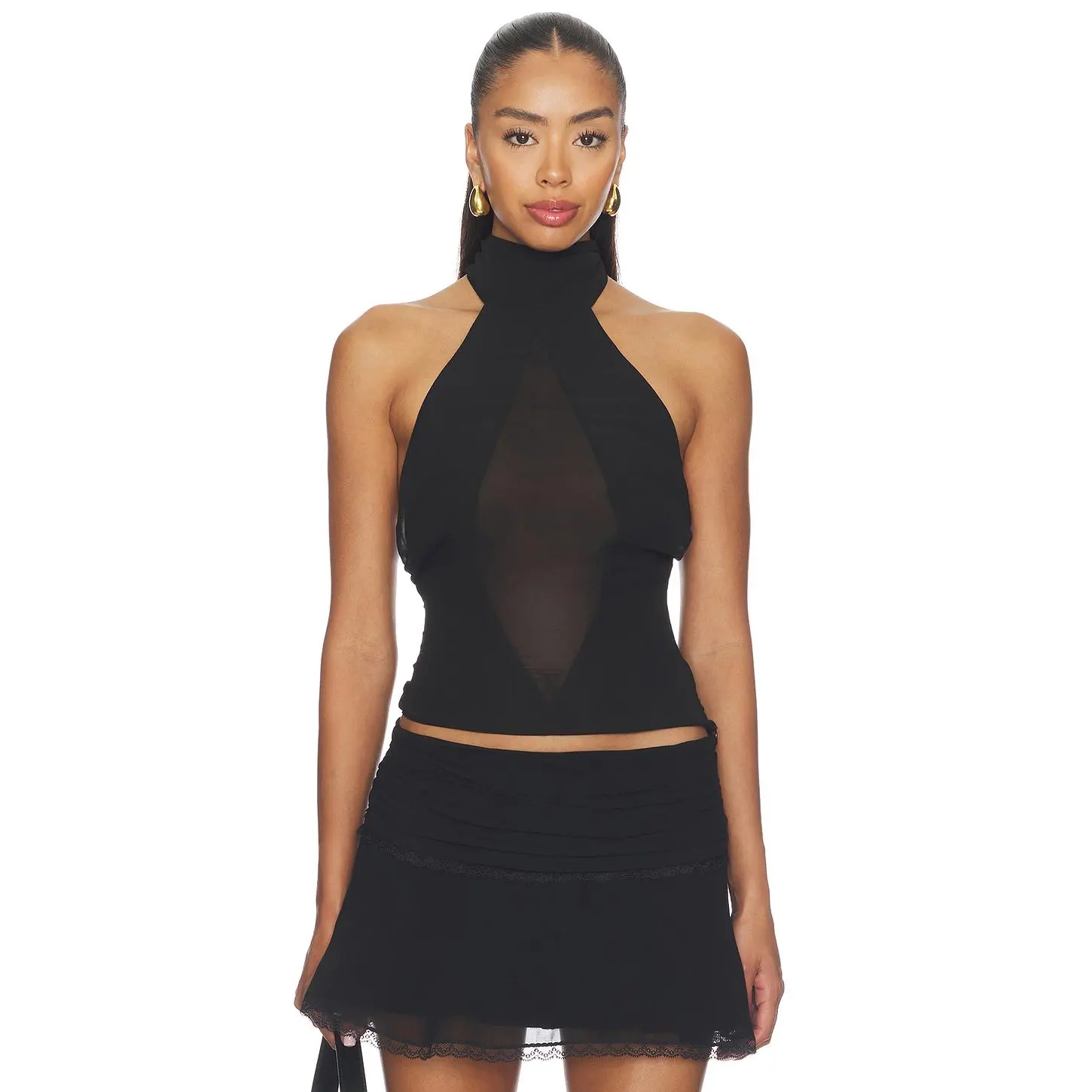 GUIZIO Koemi Top in Black