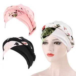 3 Pack Womens Printed Turban Hat Head Wraps Covers Chemo Cancer Beanies Cap Headwear 3 Pack Womens Printed Turban Hat Head Wraps Covers Chemo Cancer Beanies Cap Headwear