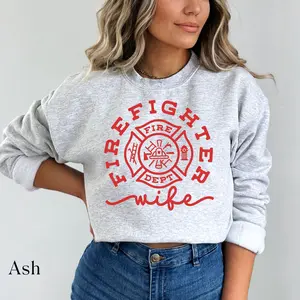 Firefighter Wife Sweatshirt, Fire Fighter Wife Gift, Fire Wife Sweater, Fire sweatshirt