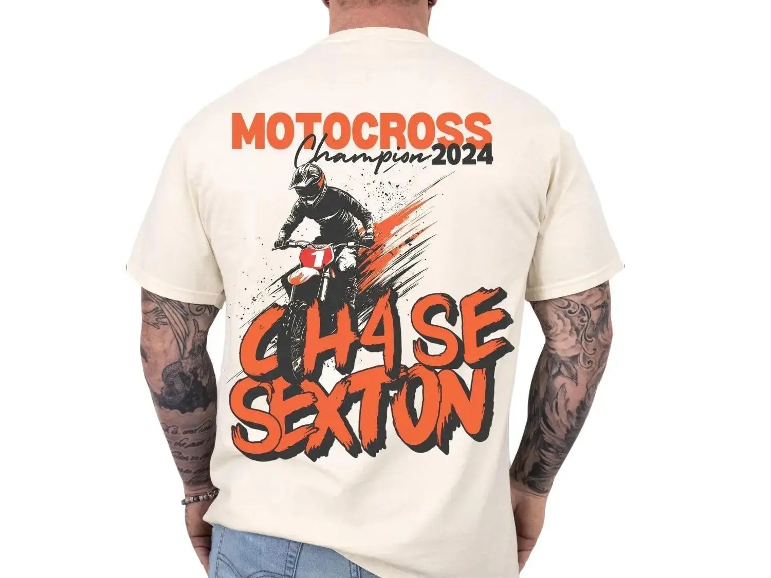 Unisex Chase Sexton 2024 Motocross Champion Shirt, #4 CH4SE , Unisex Tee, Racing Fan Apparel, Motocross Championship Gear