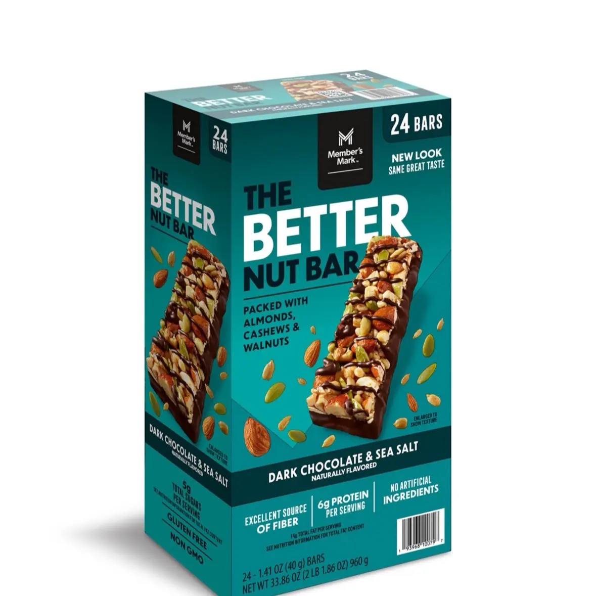 The Better Nut Bar, Dark Chocolate and Sea Salt (24 ct.)