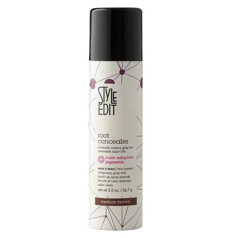 Style Edit Root Concealer Touch Up Spray – Instant Gray Root Concealer for Hairline, Temples, and Part – Lightweight, No-Residue Root Coverage – Made in the USA - Salon Quality temporary hair dye