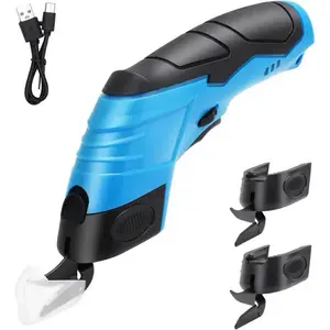 21V Cordless Electric Scissors – 2000mAh rechargeable set slices through leather, carpet, felt, and paperboard like butter. No more hand fatigue or jagged edges – just effortless, smooth cuts for every DIY project.