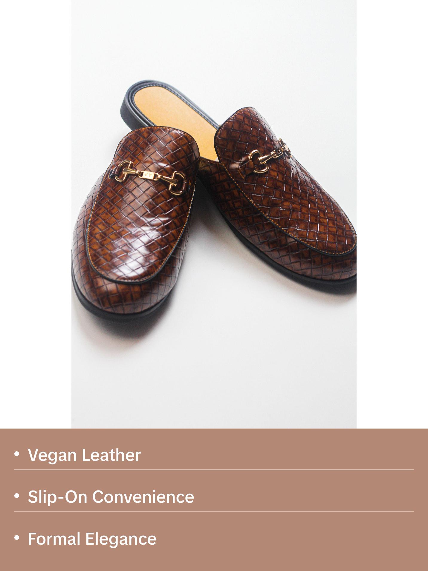 Alligator Skin Mule Shoe
