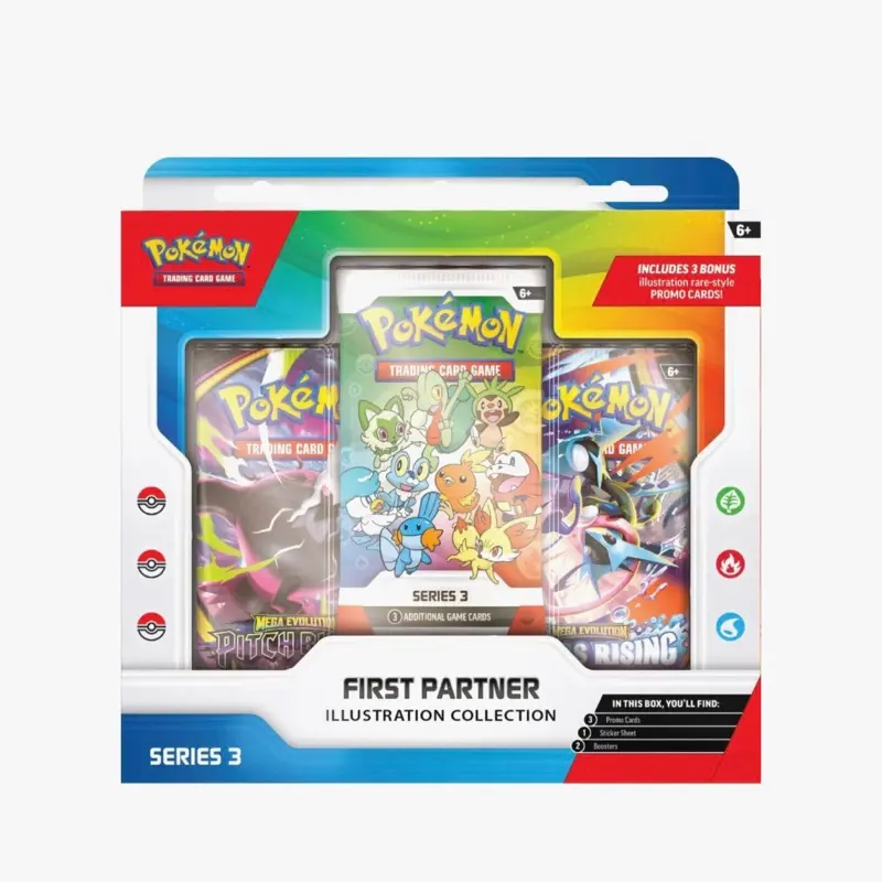Pokémon TCG - First Partner Illustration Collection (Series 3) - First Partner Collection 2026