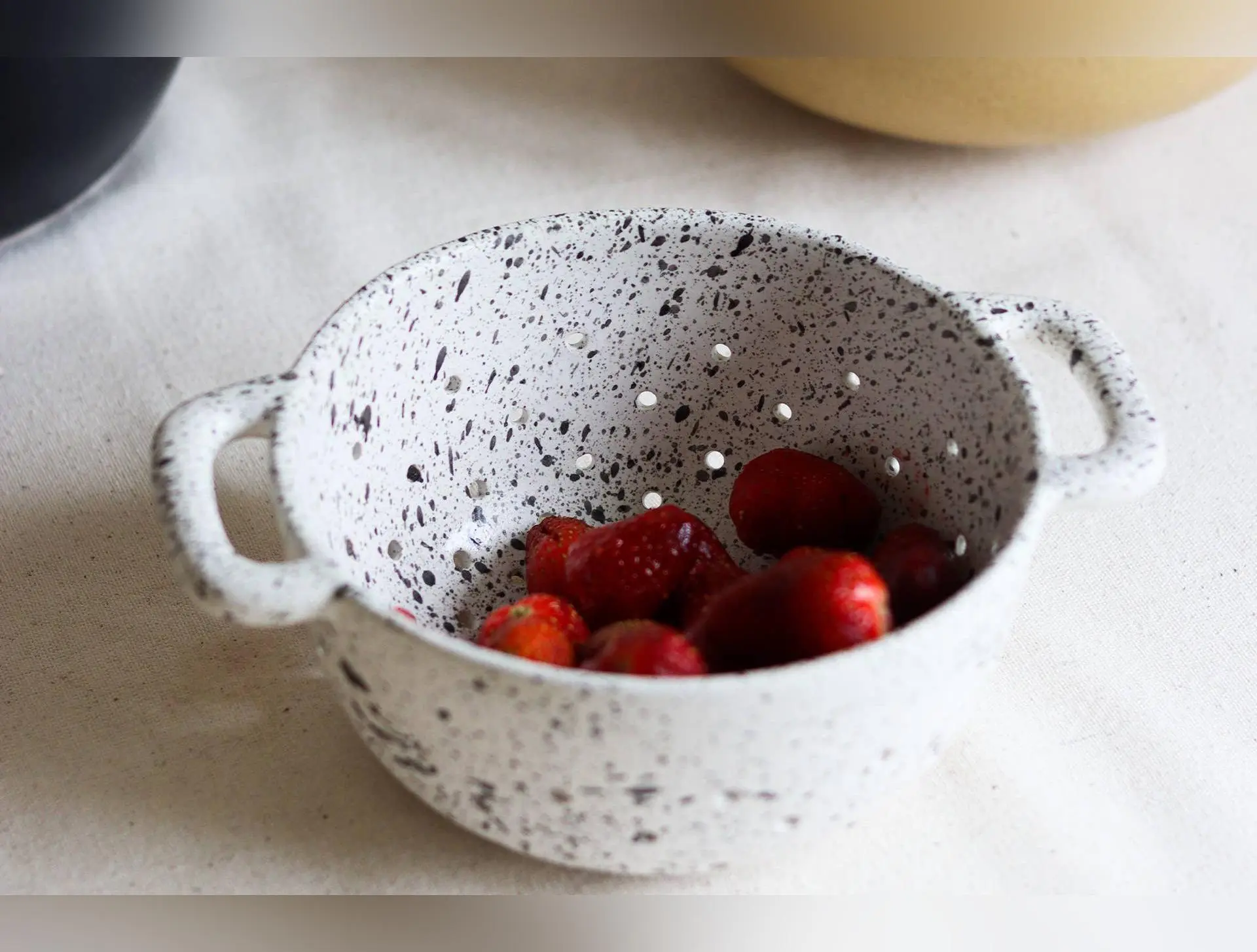Handmade Ceramic Colander