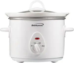 Brentwood SC-135W 3qt Slow Cooker, White