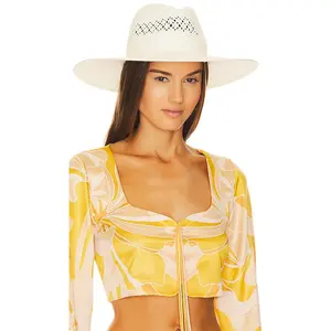 Hat Attack Luxe Packable Sun Hat in Bleach