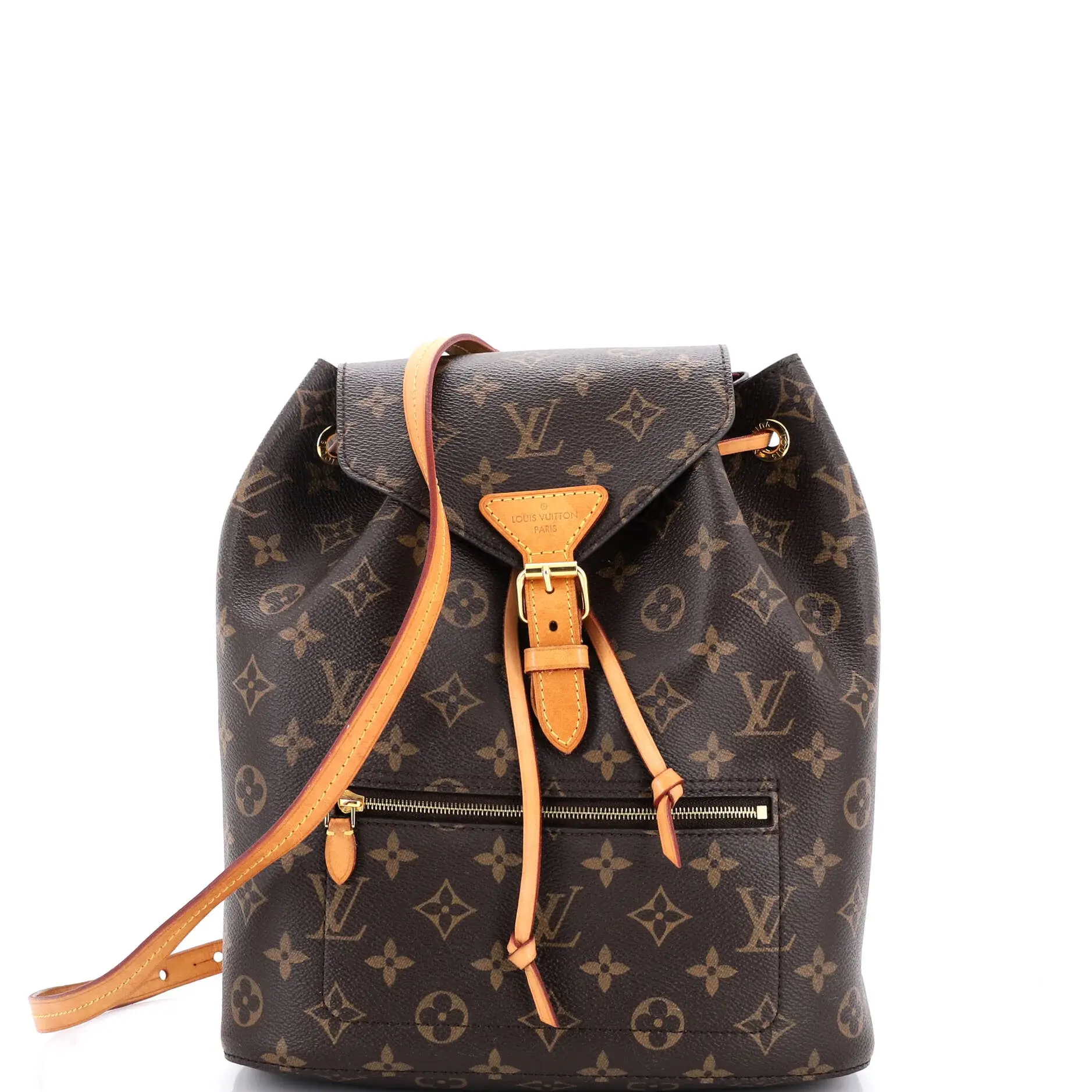 Pre-owned Louis Vuitton Canvas Coated Backpacks Montsouris Backpack Monogram Canvas by Rebag