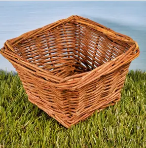 Willow Baskets   5" x 5" x 3" (12.7 x 12.7 x 7.62 cm)