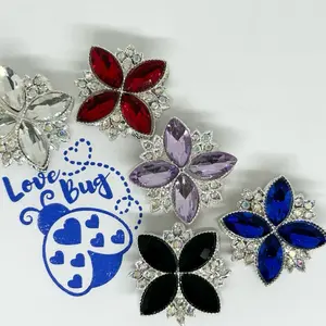 Metal rhinestone with baguettes fancy be perfect pens, keychains cup charms, or any other DIY project