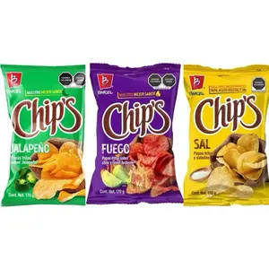 Chips Barcel - Pack of 3 Large Bags Snack Crunchy