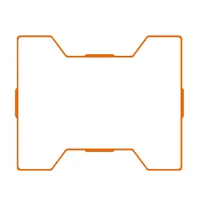 8"x6.5" Unique Square Shape Concrete Mold - Concrete Brick Mold - Walkway maker