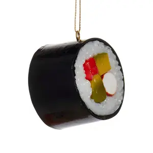 Nori Wrapped Sushi Roll Ornament