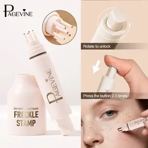 Five Fingers Natural Freckle Pen, Waterproof Temporary Makeup, Easy-To-Apply Makeup Tool, Natural Look, Perfect for Summer