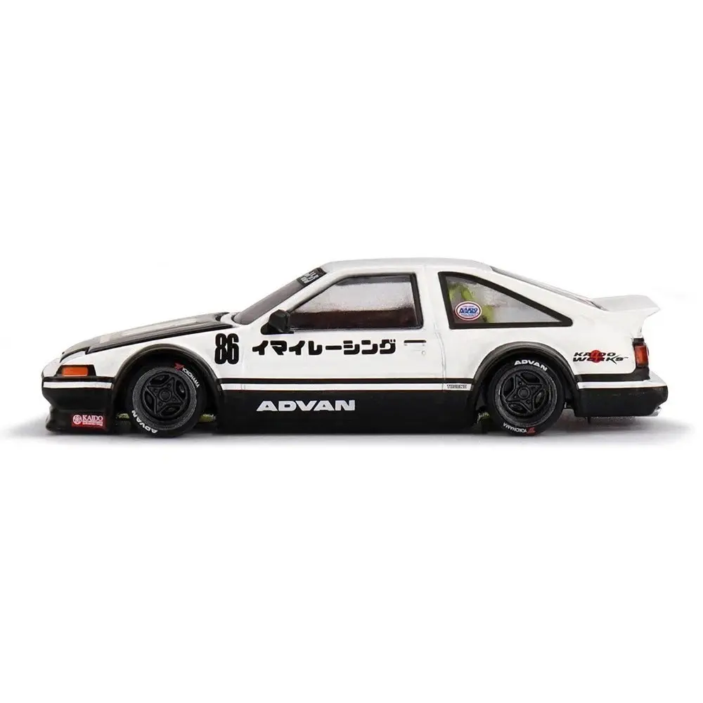 MINI GT x KAIDO HOUSE TOYOTA AE86 SPRINTER TRUENO STREET V1 IN