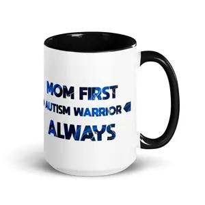 Autism Mom Advocate Ceramic Mug - Unique Design, Perfect for Autistic Support, Ideal for Personal Use