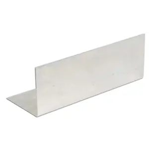 68707 Silver Aluminum Pre-Bent Step Shingle Flashing, 2-1/2 in, 4.7" h x 4.9" w x 7.8" l, for Wall-to-Roof Application (Sailing & Water Sports Use)