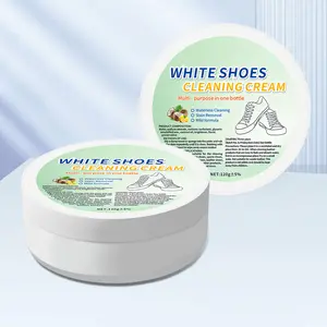 【MothersDayGift】White Shoes Cleaning Cream for Sneakers Leather Furniture Tiles & Car Interiors Fast Stain Removal Easy to Use No Water Needed Non-Damaging Multi-Purpose Cleaner
