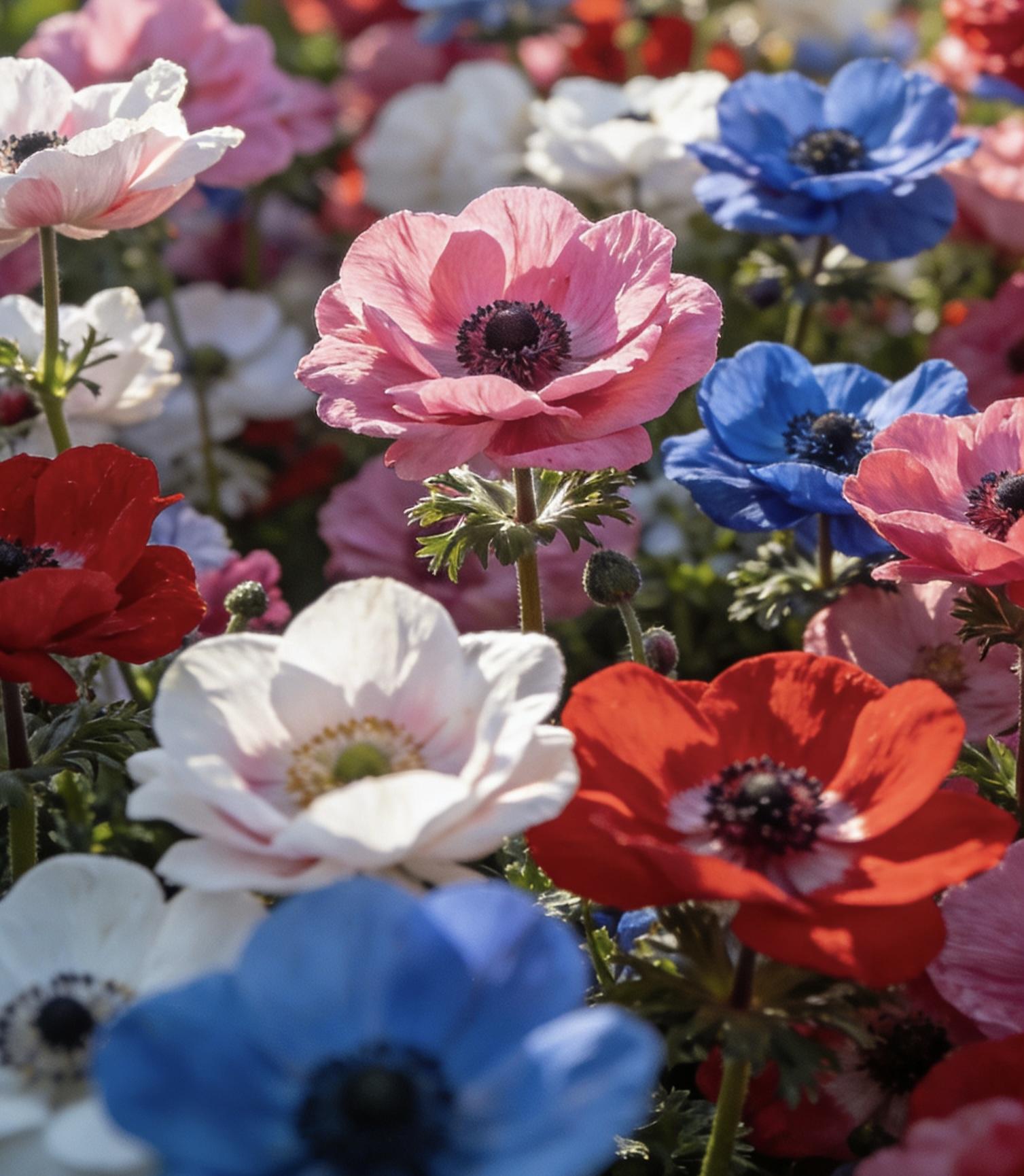 High Germination Mixed Anemone Seeds | Perennial Colorful Garden Flowers