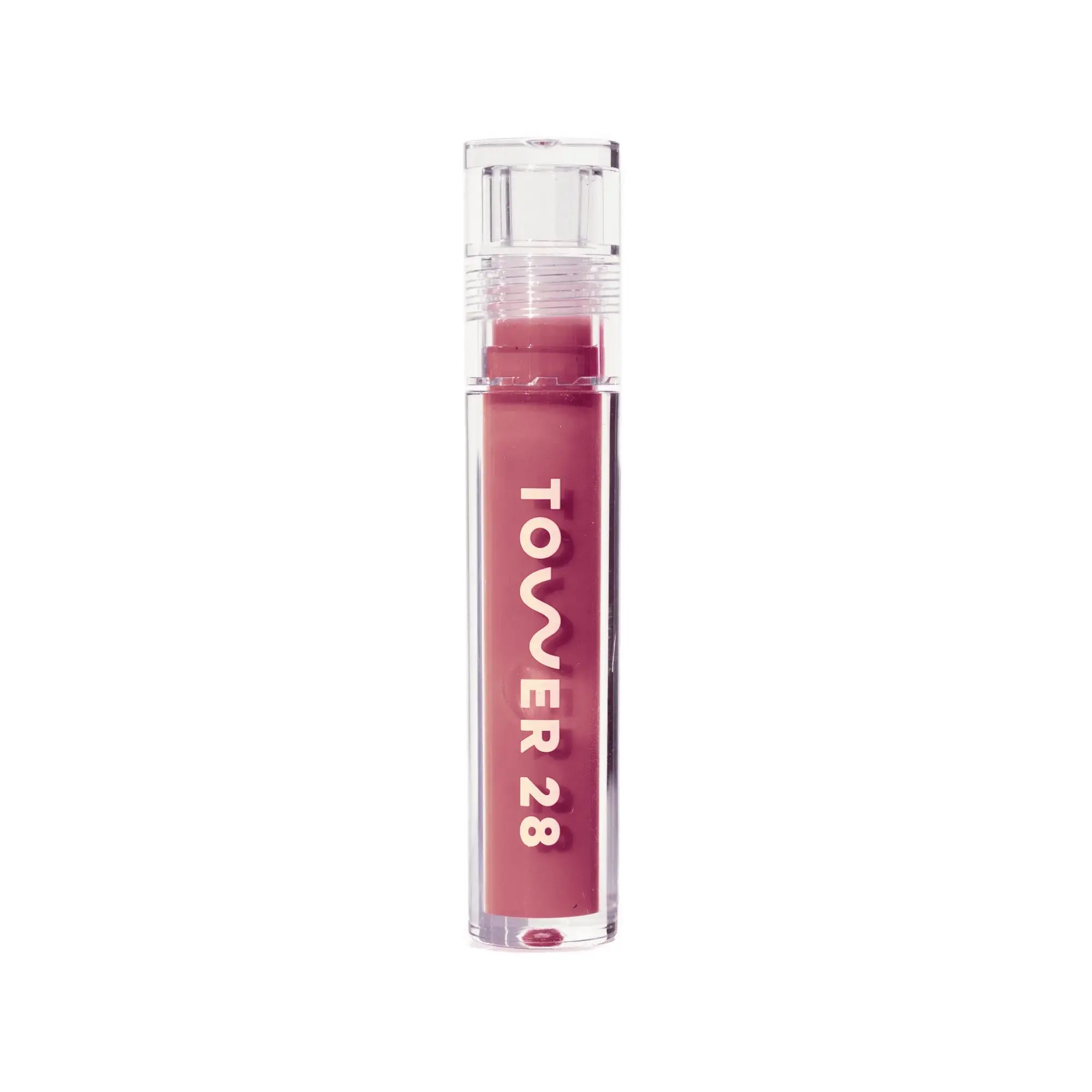 Tower 28 ShineOn Jelly Non-Sticky Lip Gloss - Lip Oil with Moisturizing Apricot and Raspberry Seed Oil - Vegan, Clean, Cruelty-Free Hydrating