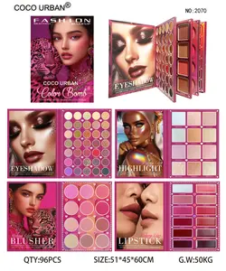 Color Bomb Eyeshadow Palette NO 2070 Vibrant Shades Glitter & Matte Finishes 96PCS  Perfect for Any Occasion Makeup Cosmetic