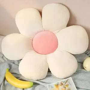 40CM Colorful Flowers Plush Pillow Plant Petal Cushion Stuffed Toys for Girls Baby Home Decor Gift