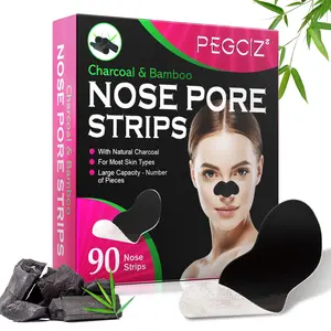 Pegciz Blackhead Remover Nose Patches 90 Pieces, Deep Cleansing for Women, Effective Acne Treatment, Gentle on Skin
