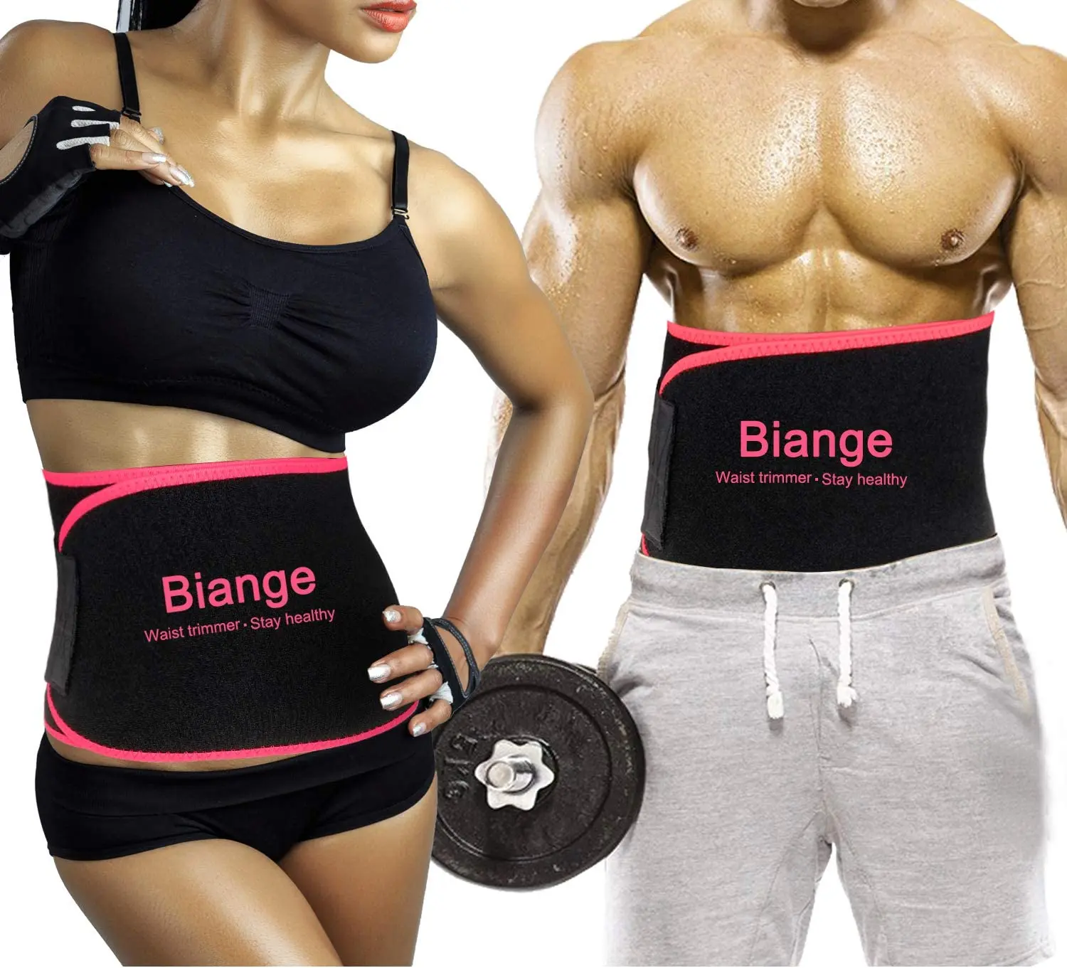 Waist Trainer for Women Men Waist Trimmer Belly Band Stomach Wraps | Sweat Belt Biange