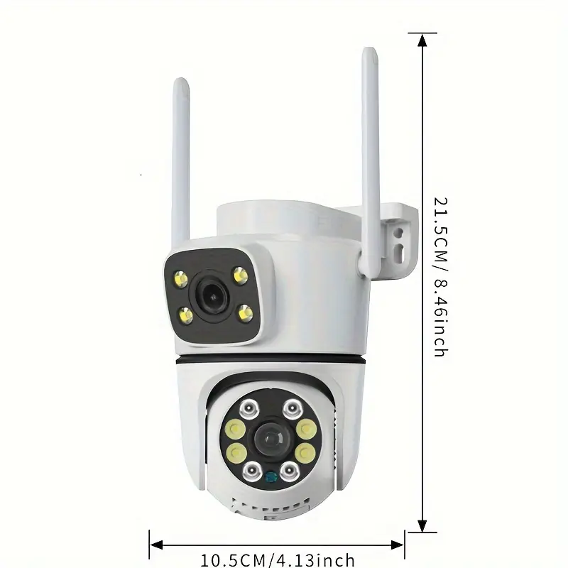 Home Indoor Use CCTV Camera with Safety Motion Detection Alarm Video Playback App Live View Surveillance System