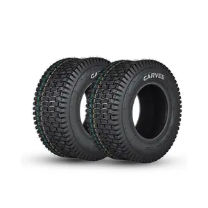 New Upgraded 2pcs 16x6.50-8 4PR 2 Pack 16x6.50-8 Lawn Mower Tire, V Pattern, 16x6.5-8 NHS Tire, 16x6.50-8 Tires for Lawn & Garden Riding Mower Tractor Golf Cart Utility Vehicles,4PR Tubeless