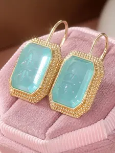 Women's Elegant Geometric Design Dangle Earrings, Statement Earrings, Exquisite Trendy Dangle Earrings, Chic Gorgeous Jewelry As Gift for Girlfriend