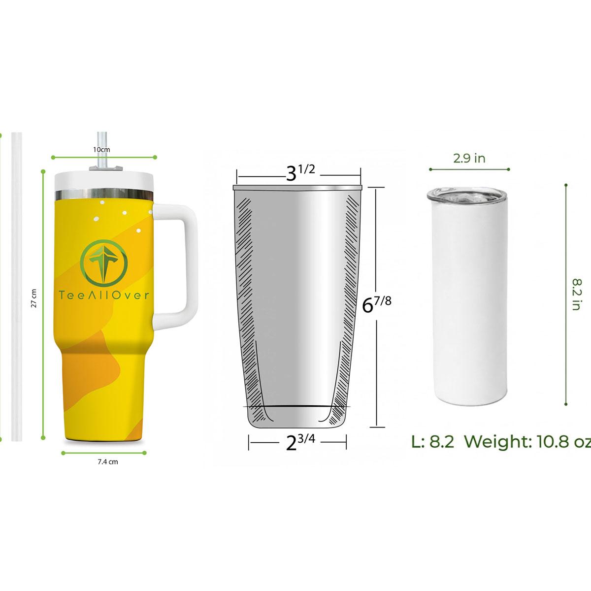 Michael Jackson 40oz Tumbler with Handle – King of Pop MJ Fan Cup Insulated Travel Mug Gift