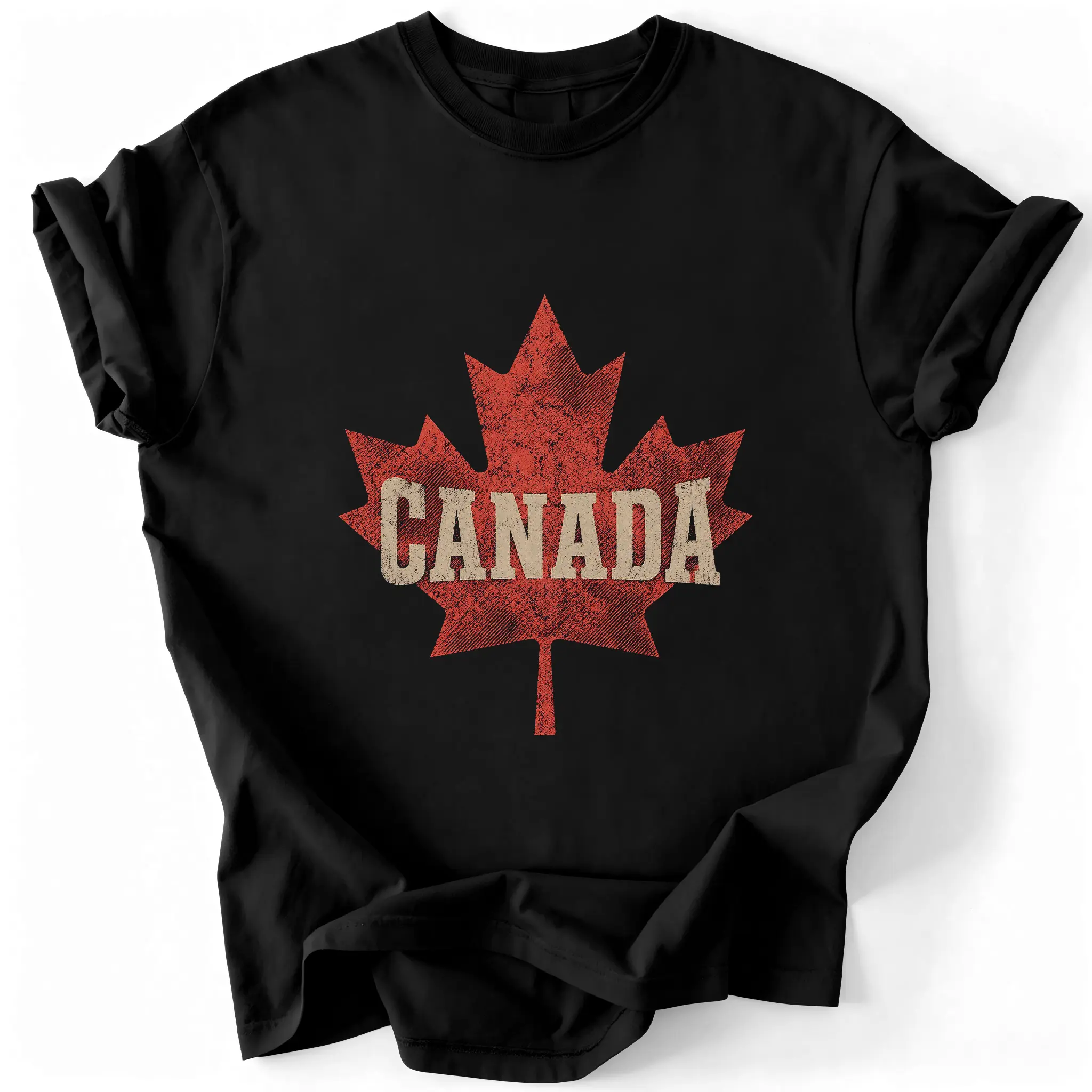 CARPESUN Canada Shirt, Proud Canadian T-Shirt, Canadian Varsity Tee, College Style Football Apparel, Maple Leaf Pride, Canada Souvenir Gift for man or women