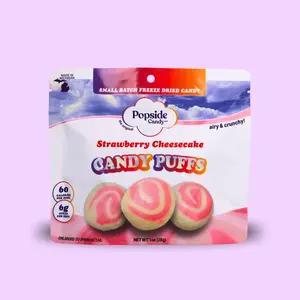 Freeze Dried Strawberry Cheesecake Taffy - Premium Freeze Dried Candy Sweet Snack