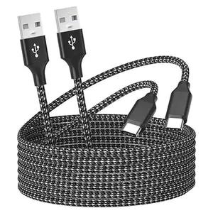 2 PCS USB C Cable Compatible with Kindle E-Readers,Fire Tablets Max 11 2023,HD 10 10Plus 9th 10th 11th Gen,HD 8,8 Plus 2020 2022,7 Kids Edition 2019 2021.Type-C Charging Charger,PS5 Cord for Samsung Phones