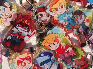 LIFE SERIES Colorful Acrylic Keychain
