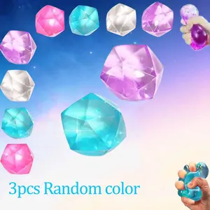3 Pieces Maltose Stress Relief Toy, Stress Relief Squishies, Diamond Shape Squeeze Toy for Kids and Adults, Elastic Pressure Release Gift for Friends