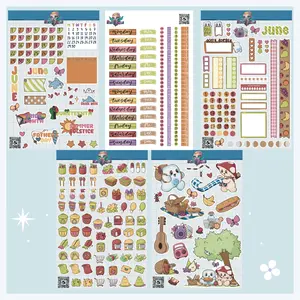 June Picnic Sticker Sheet Kit & Individual Sheets