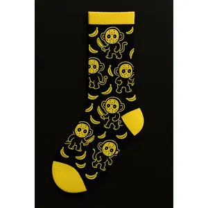 Go Bananas Single Pair Patterned Sock